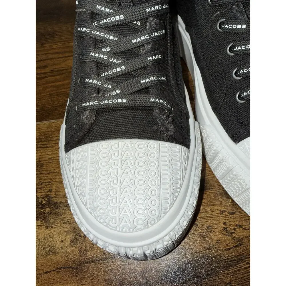 Marc Jacobs The High Top Sneaker Black Canvas EU 42 W12 M9 New $225